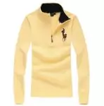 polo-ralph lauren pulls femmes 2019U nouveau choi cheval taille jaune